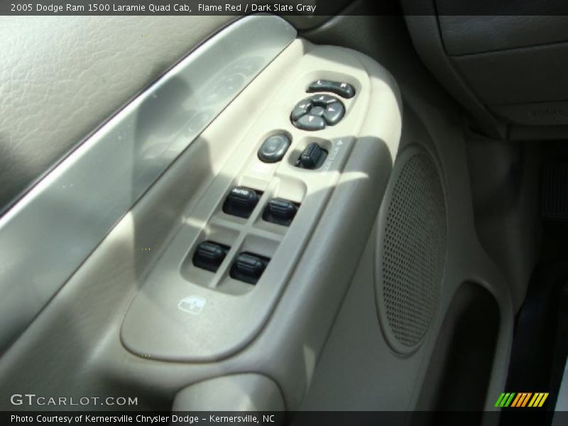 Flame Red / Dark Slate Gray 2005 Dodge Ram 1500 Laramie Quad Cab