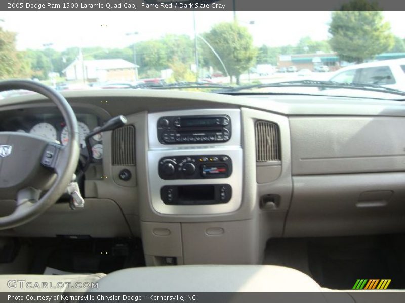 Flame Red / Dark Slate Gray 2005 Dodge Ram 1500 Laramie Quad Cab