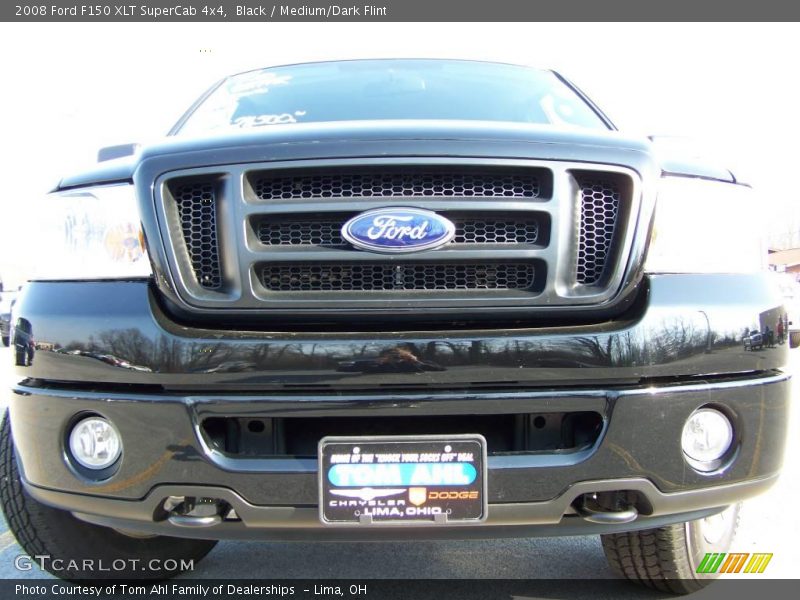 Black / Medium/Dark Flint 2008 Ford F150 XLT SuperCab 4x4