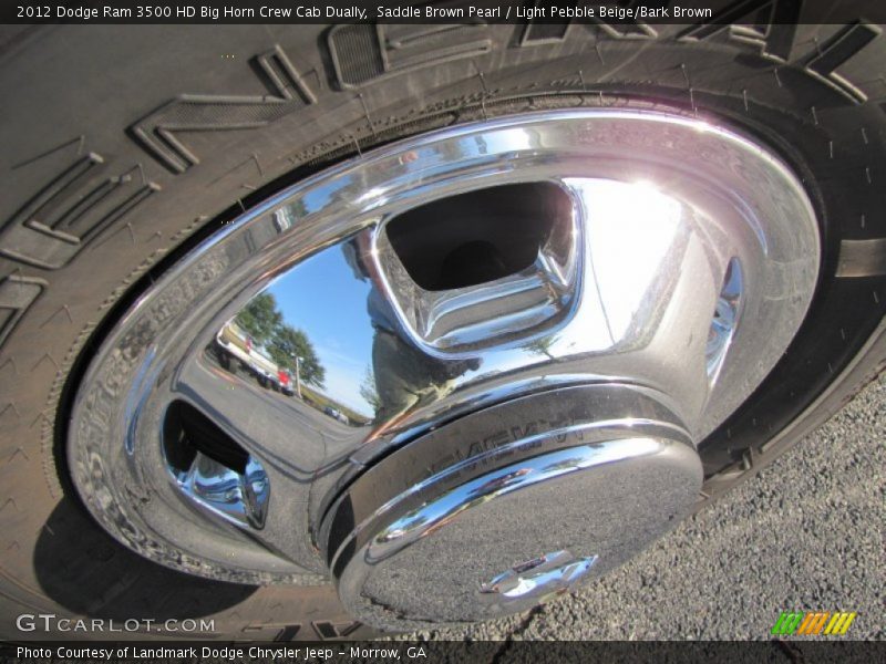 Saddle Brown Pearl / Light Pebble Beige/Bark Brown 2012 Dodge Ram 3500 HD Big Horn Crew Cab Dually