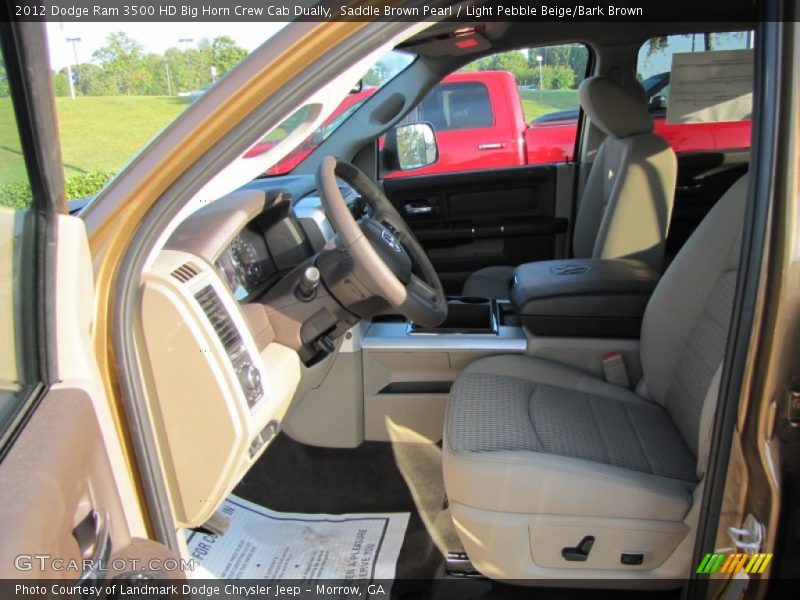  2012 Ram 3500 HD Big Horn Crew Cab Dually Light Pebble Beige/Bark Brown Interior