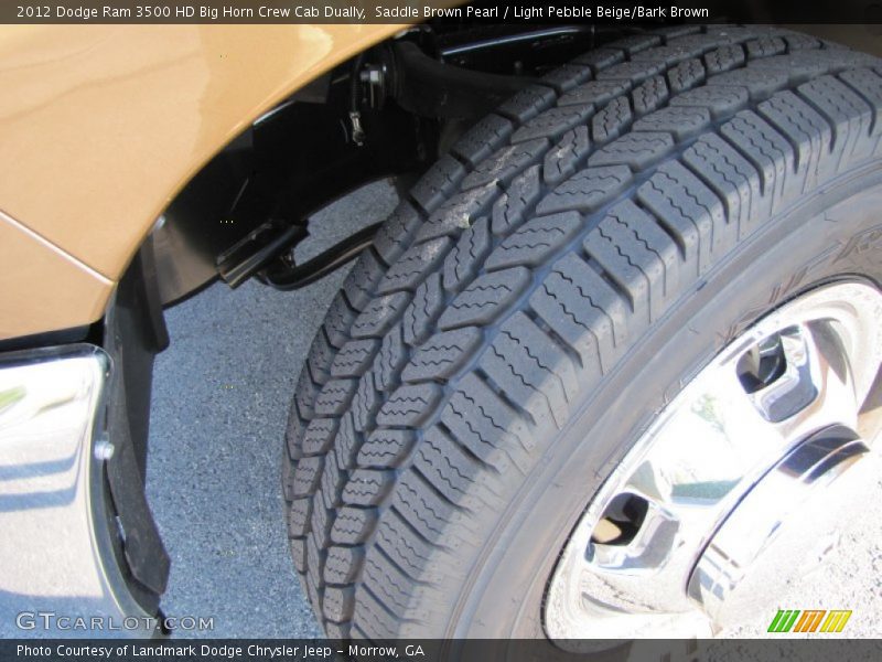 Saddle Brown Pearl / Light Pebble Beige/Bark Brown 2012 Dodge Ram 3500 HD Big Horn Crew Cab Dually