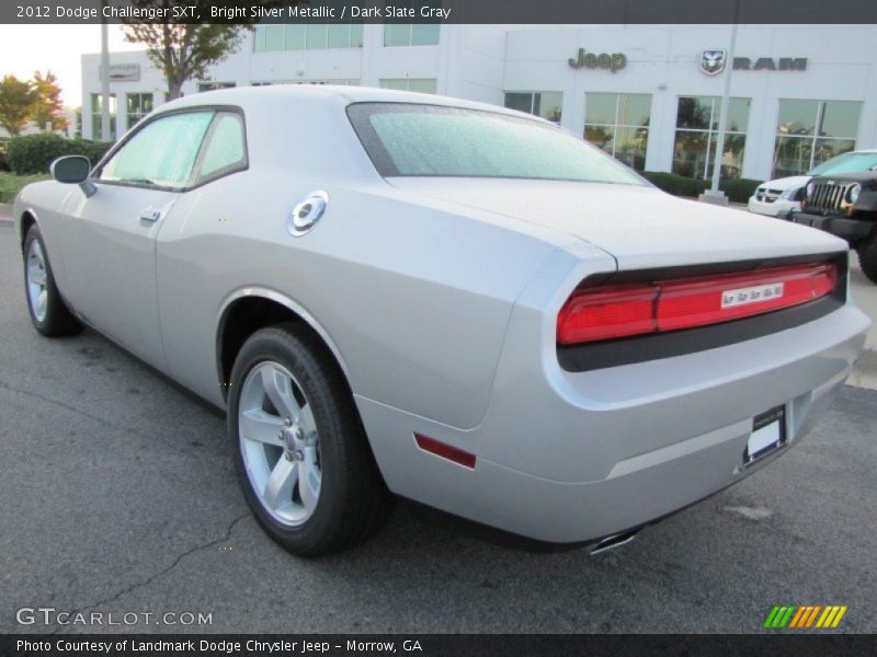 Bright Silver Metallic / Dark Slate Gray 2012 Dodge Challenger SXT
