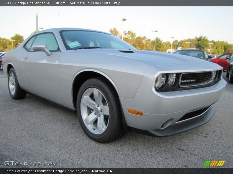 Bright Silver Metallic / Dark Slate Gray 2012 Dodge Challenger SXT