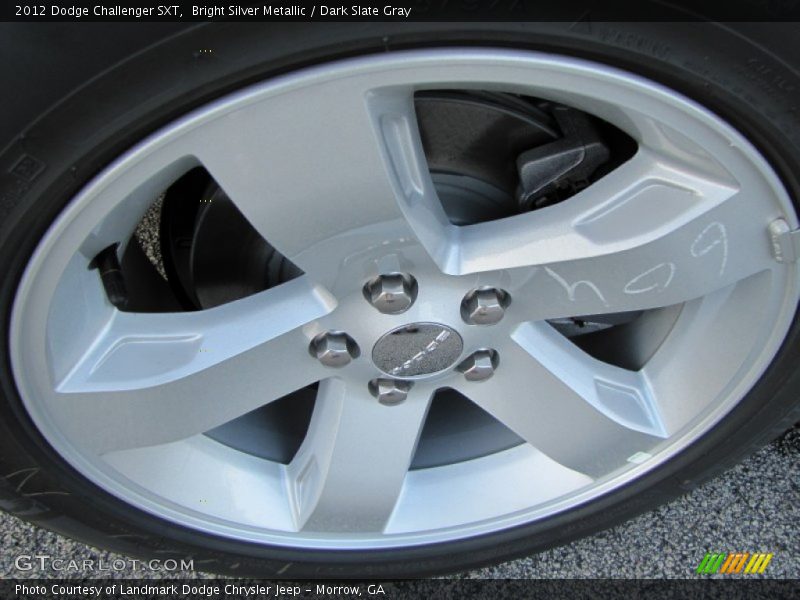 Bright Silver Metallic / Dark Slate Gray 2012 Dodge Challenger SXT
