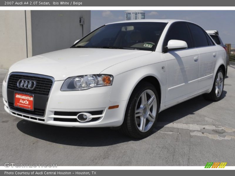 Ibis White / Beige 2007 Audi A4 2.0T Sedan