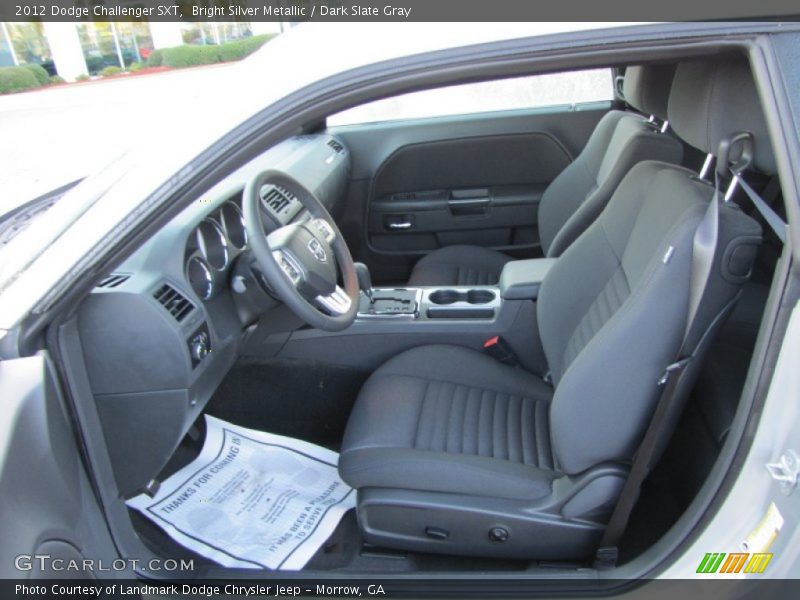 Bright Silver Metallic / Dark Slate Gray 2012 Dodge Challenger SXT