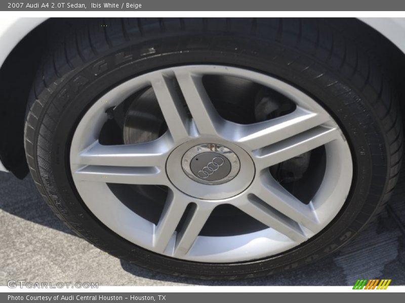Ibis White / Beige 2007 Audi A4 2.0T Sedan