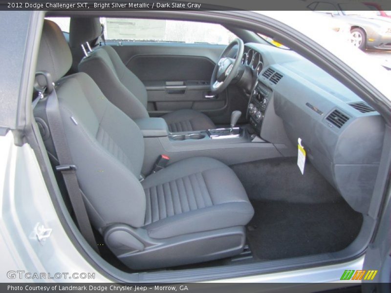 Bright Silver Metallic / Dark Slate Gray 2012 Dodge Challenger SXT