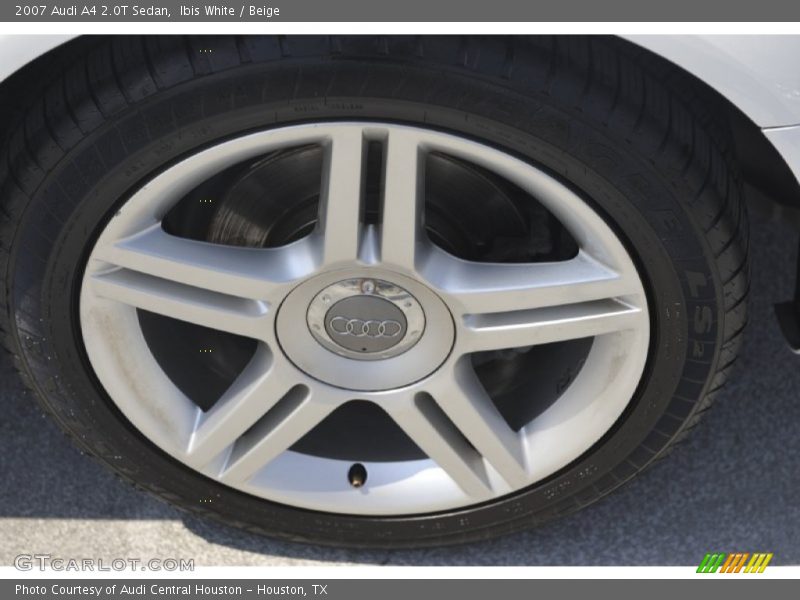 Ibis White / Beige 2007 Audi A4 2.0T Sedan