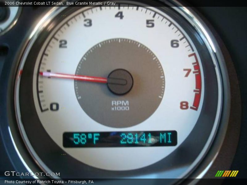 Blue Granite Metallic / Gray 2006 Chevrolet Cobalt LT Sedan