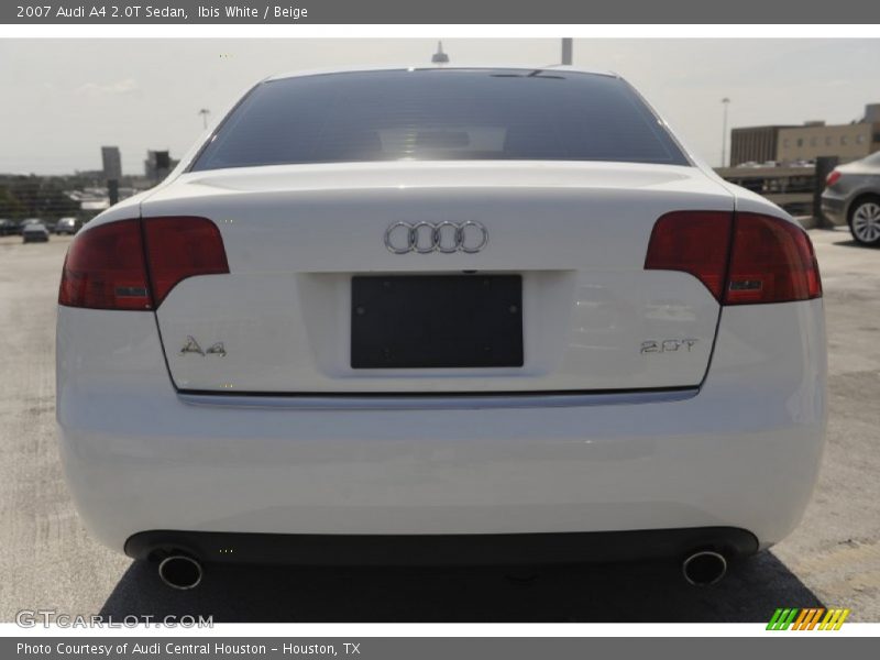 Ibis White / Beige 2007 Audi A4 2.0T Sedan