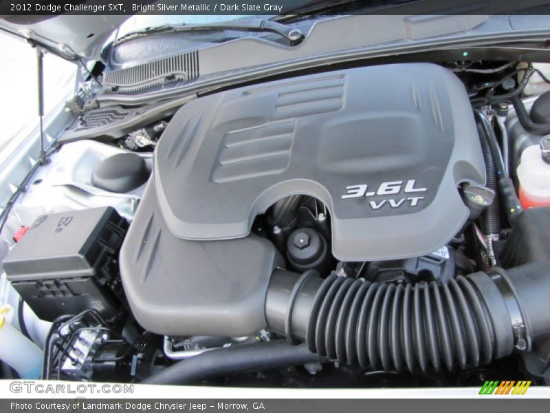 Bright Silver Metallic / Dark Slate Gray 2012 Dodge Challenger SXT