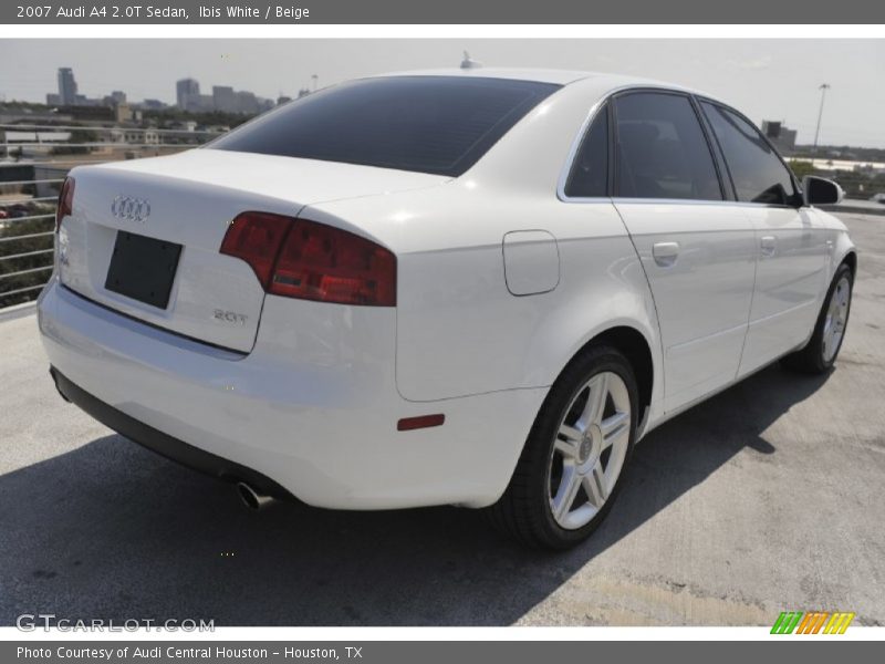 Ibis White / Beige 2007 Audi A4 2.0T Sedan