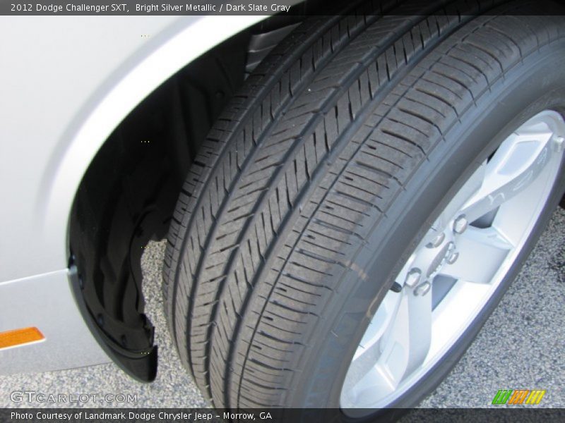 Bright Silver Metallic / Dark Slate Gray 2012 Dodge Challenger SXT