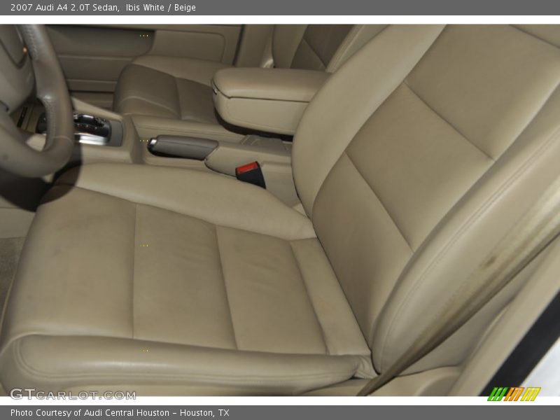 Ibis White / Beige 2007 Audi A4 2.0T Sedan