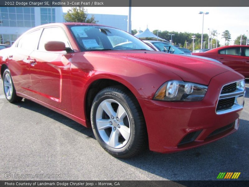 Redline 3-Coat Pearl / Black 2012 Dodge Charger SE