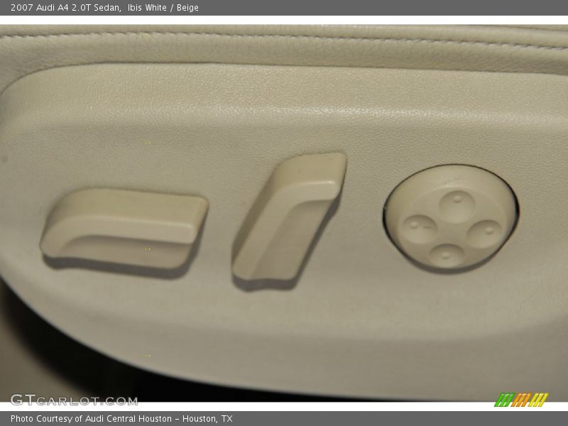 Ibis White / Beige 2007 Audi A4 2.0T Sedan