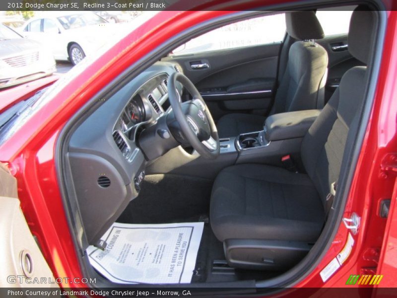 Redline 3-Coat Pearl / Black 2012 Dodge Charger SE