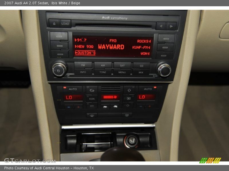 Ibis White / Beige 2007 Audi A4 2.0T Sedan
