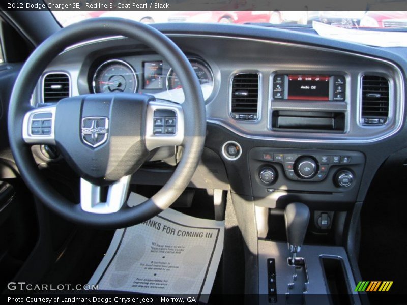 Dashboard of 2012 Charger SE
