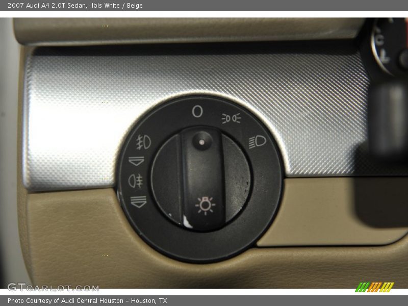Ibis White / Beige 2007 Audi A4 2.0T Sedan