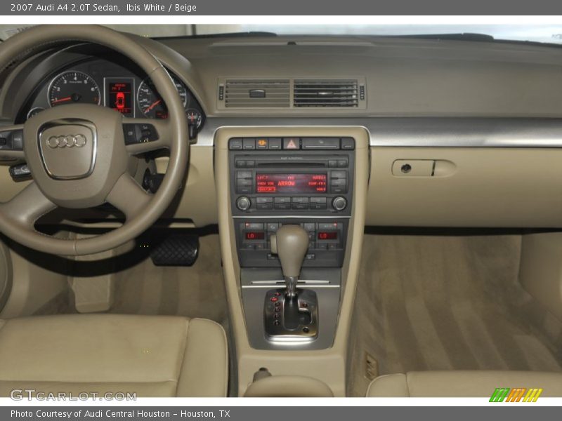 Ibis White / Beige 2007 Audi A4 2.0T Sedan