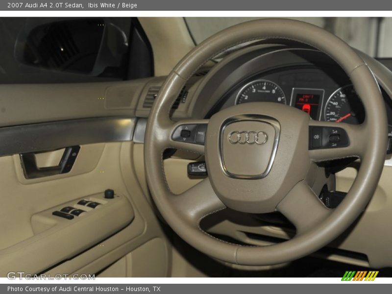 Ibis White / Beige 2007 Audi A4 2.0T Sedan