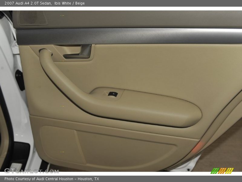 Ibis White / Beige 2007 Audi A4 2.0T Sedan
