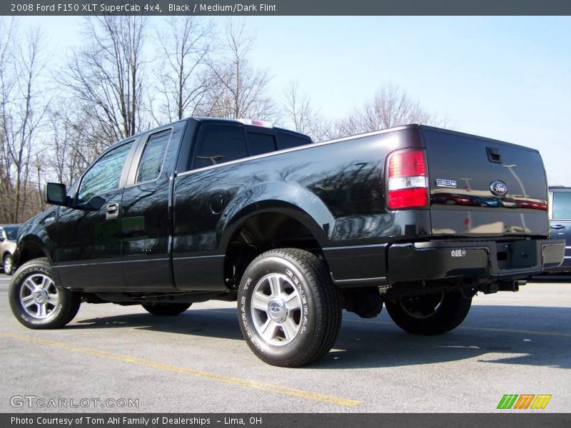 Black / Medium/Dark Flint 2008 Ford F150 XLT SuperCab 4x4