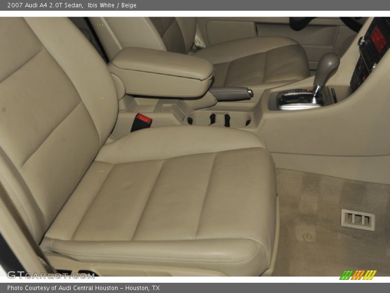 Ibis White / Beige 2007 Audi A4 2.0T Sedan