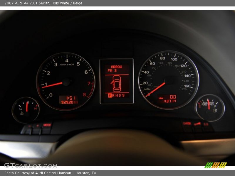 Ibis White / Beige 2007 Audi A4 2.0T Sedan