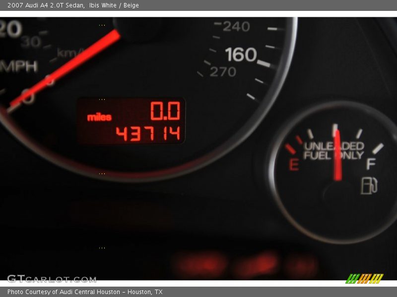 Ibis White / Beige 2007 Audi A4 2.0T Sedan