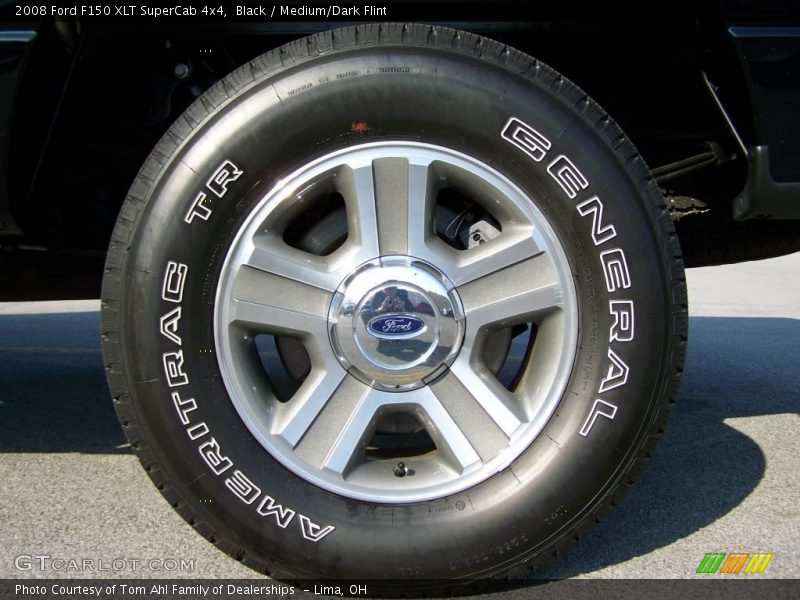 Black / Medium/Dark Flint 2008 Ford F150 XLT SuperCab 4x4