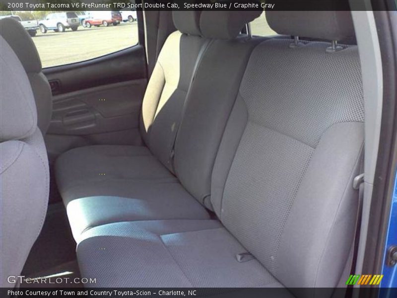 Speedway Blue / Graphite Gray 2008 Toyota Tacoma V6 PreRunner TRD Sport Double Cab