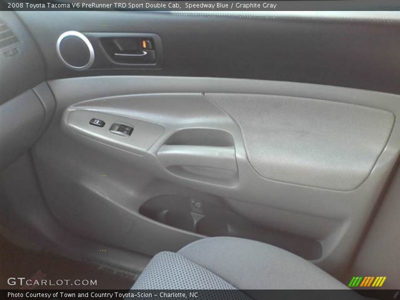 Speedway Blue / Graphite Gray 2008 Toyota Tacoma V6 PreRunner TRD Sport Double Cab