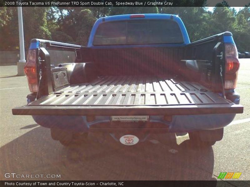 Speedway Blue / Graphite Gray 2008 Toyota Tacoma V6 PreRunner TRD Sport Double Cab