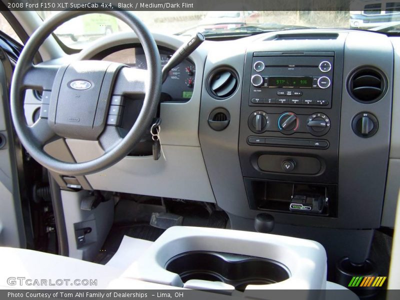Black / Medium/Dark Flint 2008 Ford F150 XLT SuperCab 4x4