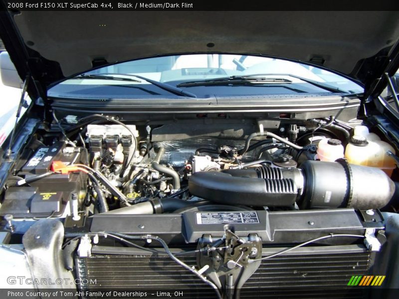 Black / Medium/Dark Flint 2008 Ford F150 XLT SuperCab 4x4