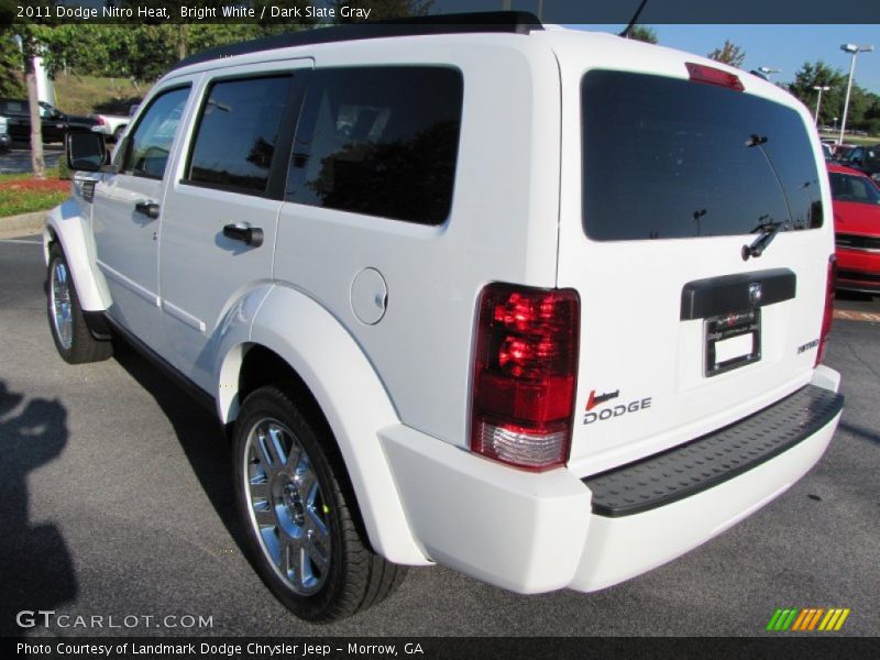 Bright White / Dark Slate Gray 2011 Dodge Nitro Heat
