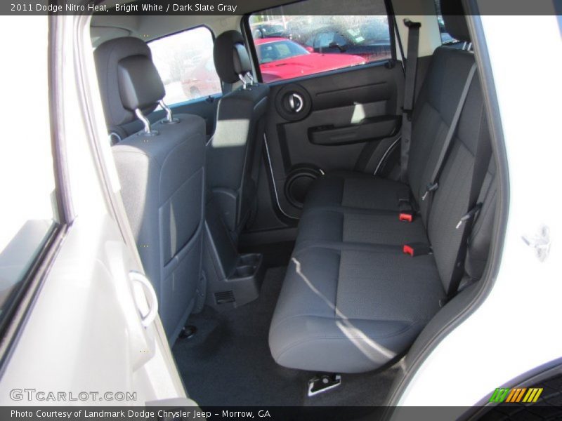 Bright White / Dark Slate Gray 2011 Dodge Nitro Heat