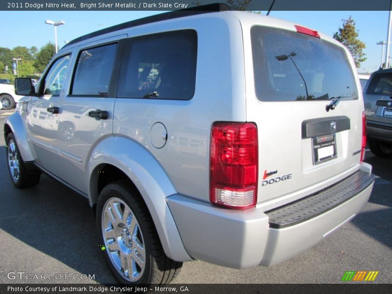 Bright Silver Metallic / Dark Slate Gray 2011 Dodge Nitro Heat