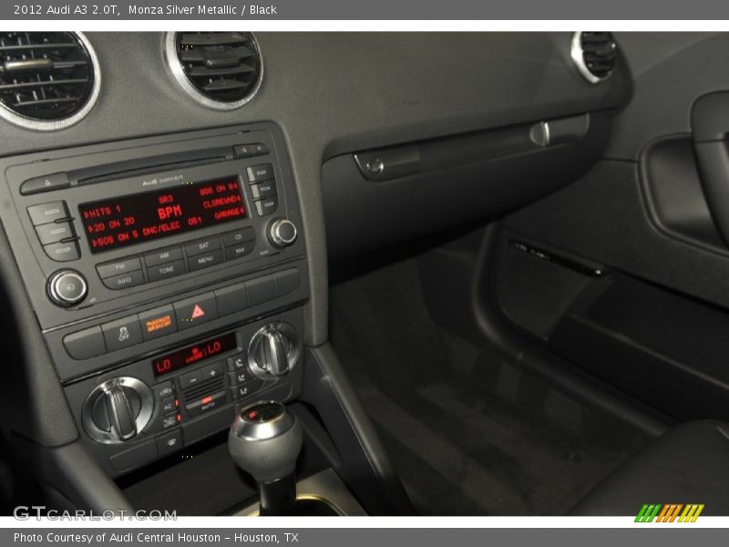 Monza Silver Metallic / Black 2012 Audi A3 2.0T