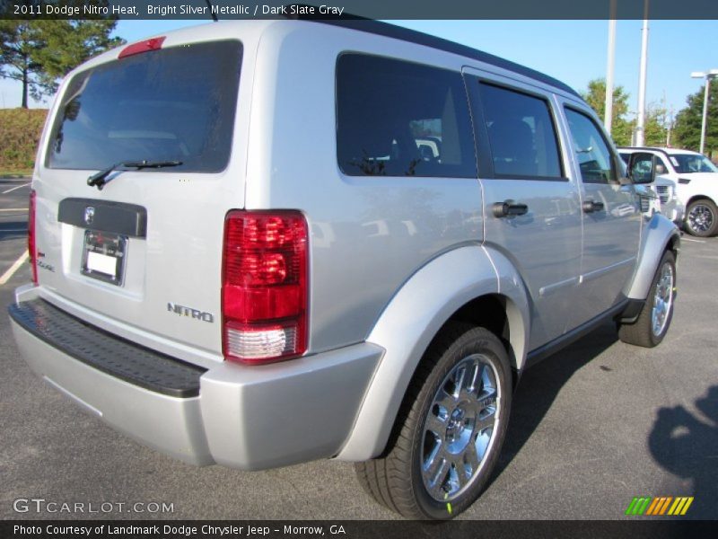 Bright Silver Metallic / Dark Slate Gray 2011 Dodge Nitro Heat