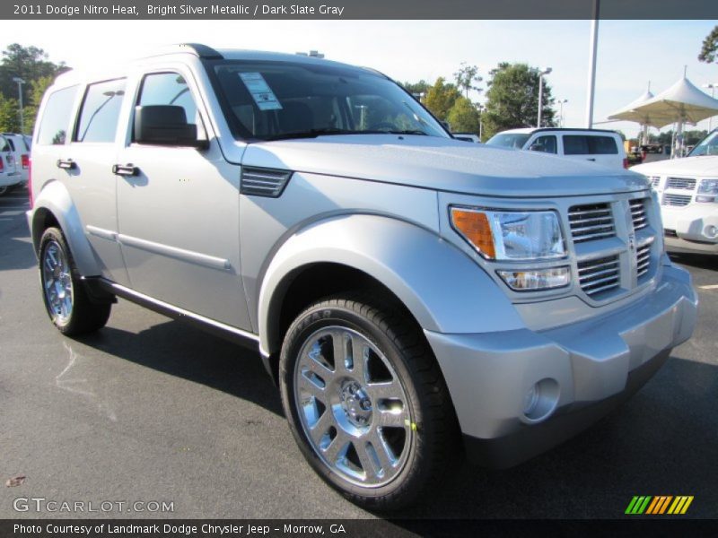 Bright Silver Metallic / Dark Slate Gray 2011 Dodge Nitro Heat