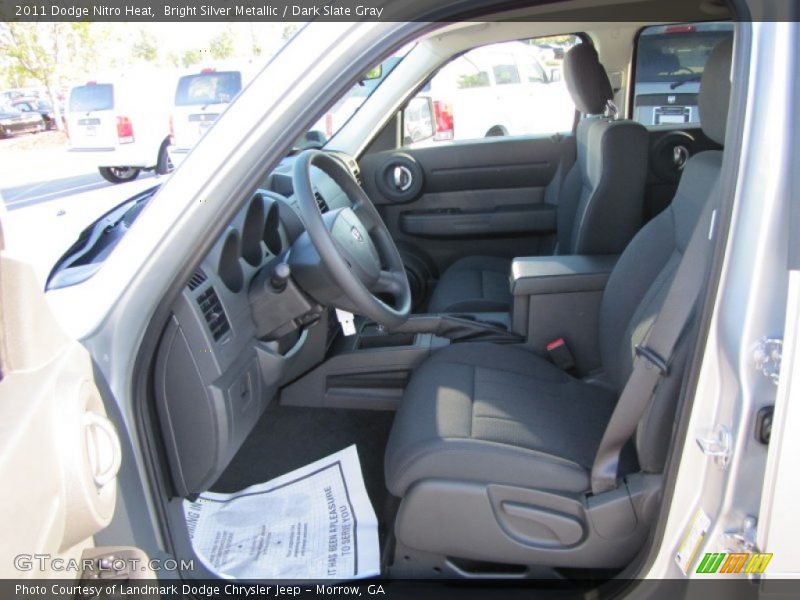 Bright Silver Metallic / Dark Slate Gray 2011 Dodge Nitro Heat