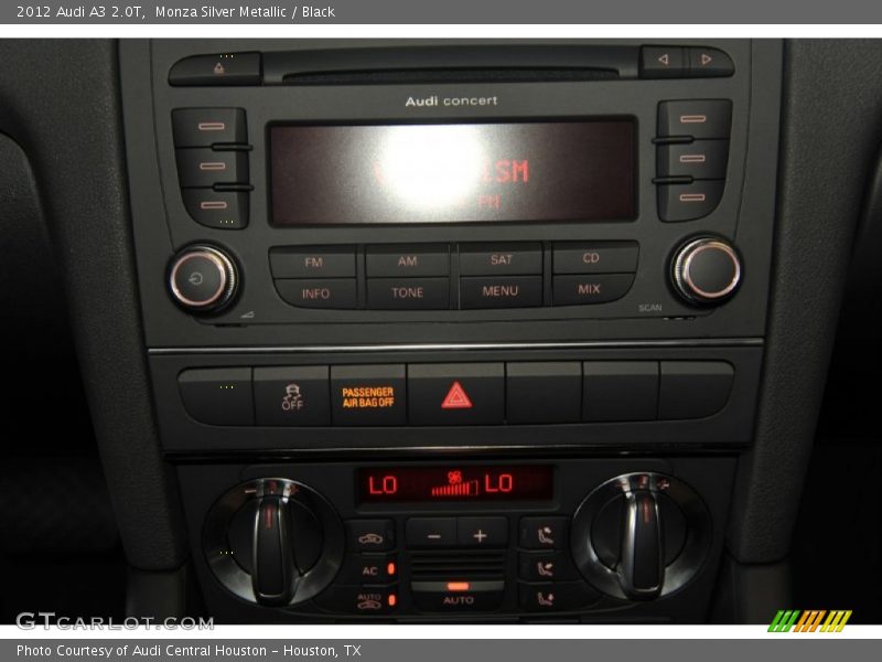 Controls of 2012 A3 2.0T