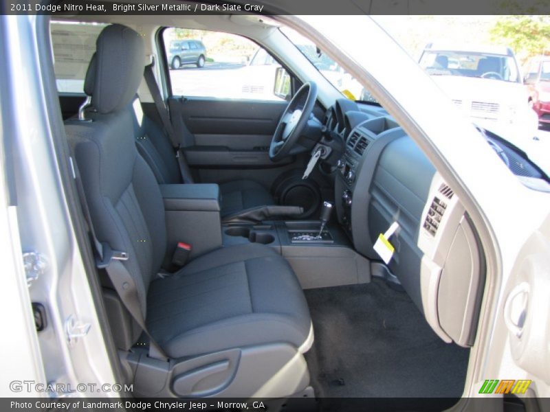 Bright Silver Metallic / Dark Slate Gray 2011 Dodge Nitro Heat