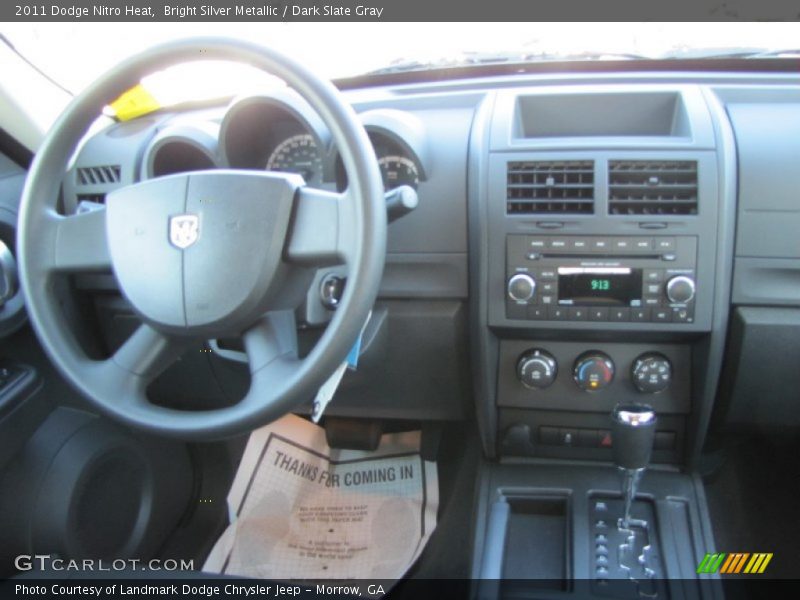 Bright Silver Metallic / Dark Slate Gray 2011 Dodge Nitro Heat