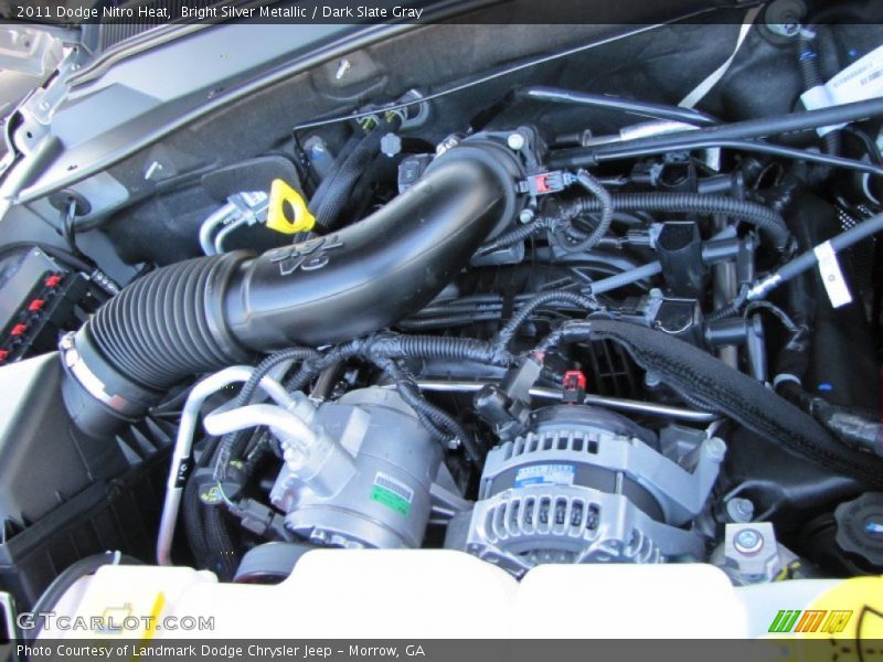 Bright Silver Metallic / Dark Slate Gray 2011 Dodge Nitro Heat